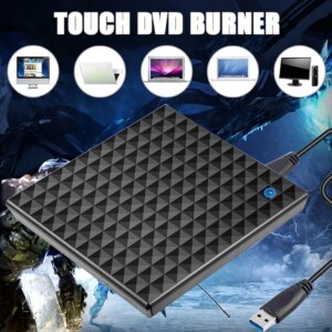 USB 3.0 External DVD Burner Writer Recorder DVD RW Optical Drive CD/DVD ROM Player MAC OS Windows XP/7/8/10 ABS Plastic Material
