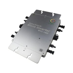 WVC1400 Micro Inversor Solar MPPT Microinverter grid Tie inverter 110V 220V IP65 regulador Solar 20-50VDC With Pure Sine Wave