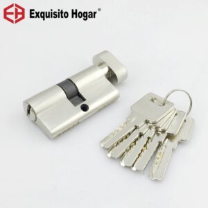 Wooden Door Fitting Door Locks 60 30-30 mm Security Copper Cylinder Interior Room Handle 5 pcs Brass Key Locking