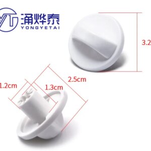YYT 5PCS General-purpose speed control knob for electric fan, table fan, wall fan, gear timer, plastic switch, twist