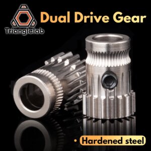 trianglelab Drivegear kit dual drive gear extruder kit Mini Bowden Extruder Cloned Btech upgrade for Prusa i3 3d printer gear