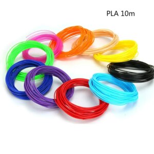 1.75mm 10 meters ABS Filament Sample For FDM 3D Printer Consumables Pen Material Printing Supplies