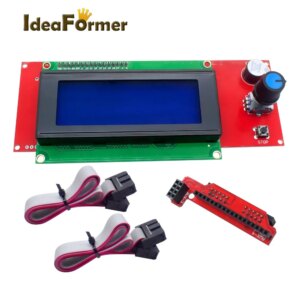 1 Set LCD 2004 Display Control Panel Smart Controller For 3D Printer Parts Reprap MK Kossel Prusa i3 RAMPS1.4 Mega2560