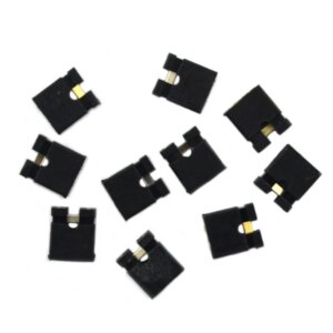 100pcs Mini Micro Jumper Cap For 2.54mm Header (shunts) Short Circuit Block Jumper