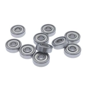 10pcs 604ZZ bearing 4*12*4mm 604 604Z miniature bearing metal sealed bearing carbon steel bearings hardware transmission parts