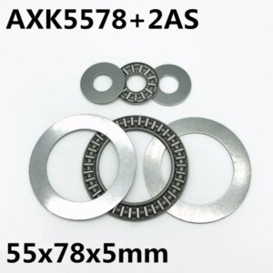 10pcs AXK5578 +2AS Thrust Needle Roller Bearing 55x78x3 mm Thrust Bearing Brand New High quality