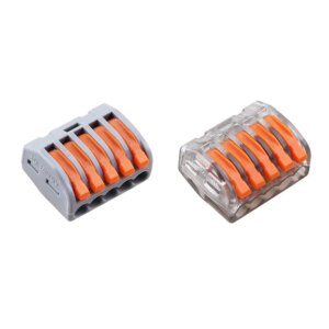(10pcs/lot) 5P Universal Compact Wire Connectors 5 pin Conductor Terminal Block Connector 222-415 PCT-215 type 5pin