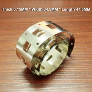 1M 32650 lithium battery pack high current nickel plated 32700 assembly connection spot welding and nickel plate 0.15mm thick