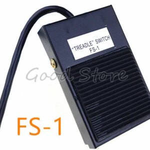 1PCS FS-1 10A 250V black Line length current metal footswitches china manufacturer quality guaranteed pedal switch