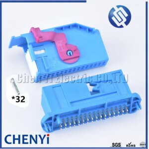 1Set 32 Pin Car Ecu Electrical Plug Instrument Connector Dashboard Wire Socket For Audi VW Skoda 1J0972977D 8L0972977D 1719057-2