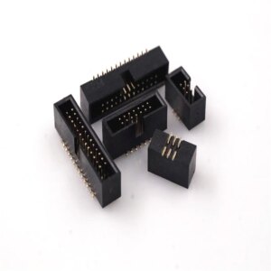 20 Pcs SMT IDC Box Header 1.27mm 6 8 10 12 14 16 20 26 30 34 40 50 60 Pin dual row Straight Male surface mount IDC Socket Mate