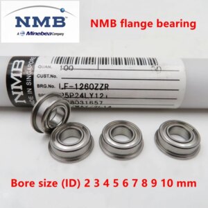 20pcs NMB Minebea high speed flange bearing Bore size (ID) 2mm 3mm 4mm 5mm 6mm 7mm 8mm 9mm 10mm miniature flanged bearings