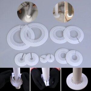 2Pcs/set Wall Hole Duct Cover Shower Faucet Angle Valve Pipe Plug Decoration Cover Pipe Fittings Accessories