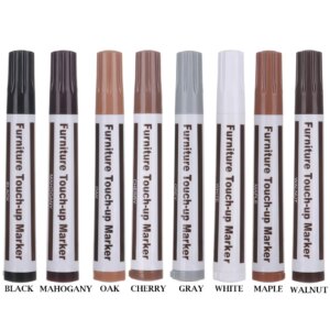 2pcs Furniture Repair Kit Patch Paint Pen Markers Filler Sticks Furniture Scratch Fix Wax Restore Wood Floor Tools