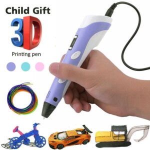 3D Pen Screen DIY 3D Printing Pen With ABS PLA Filament Creative Toy Gift 3 D Printer Pen Drawing For Kids Christmas Birthday