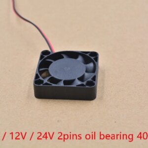 3d printer part fan 4010 2pins 40mm 40x40 x10 mm 4cm graphics card DC 5V / 12V / 24V 4010 2P 1pcs
