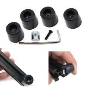 4 Sets 3D Printer Parts Antivibration Feet For i3 MK3 Printer Kit Anti-vibration Rubber Landing Mat Feet For 2020 Profile C26