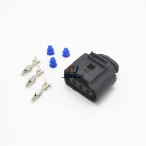 5 sets 3 pin auto waterproof connector 1J0973723 car 3.5 series sensor connectors plug 1J0 973 723