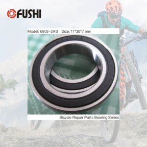 6903-2RS Bearing 17*30*7 mm ( 1 PC ) ABEC-3 6903 RS Bicycle Hub Front Rear Hubs Wheel 17 30 7 Balls Bearings
