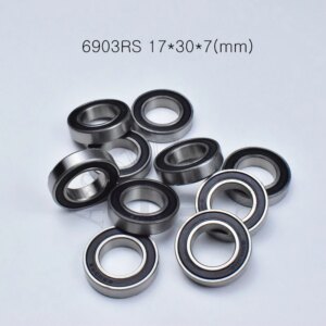 6903RS 17*30*7(mm) 10piece bearing abec-5 rubber sealed bearing Thin wall bearing 6903 6903RS chrome steel bearing