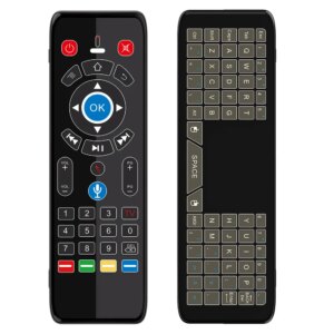 7 Colors Backlights Touch pad game Mini Keyboard for Air Mouse Voice Remote Gyro scope 2.4G IR LED light for TV Box Smart TV