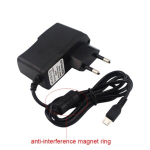 Anti-interference Power Supply Raspberry Pi 3 Model B+ Plus 5V 2.5A Power Adapter with Magnet Ring Micro USB Charger for RPI 3