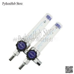 Argon Double Tube Flowmeter AR Double Tube Argon Pressure Reducer Switch Dual Flow Argon Cylinder Flowmeter