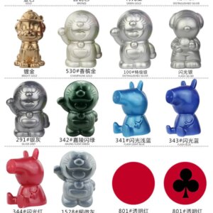 Automatic hand spray paint metallic color bottle hair mist glass bult holder phone case holder cans