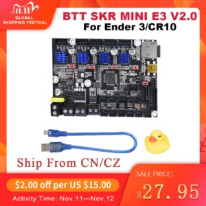 BIGTREETECH SKR Mini E3 V2.0 Control Board 32 Bit With TMC2209 Driver 3D Printer Parts For CR10 Ender 3 Pro/5 Upgrade SKR V1.4