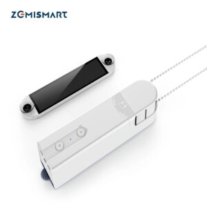 Bluetooth Control Smart Elegance European Chain Motor with Solar Panel Shades Roller Vertical Venetian Zebra Blind