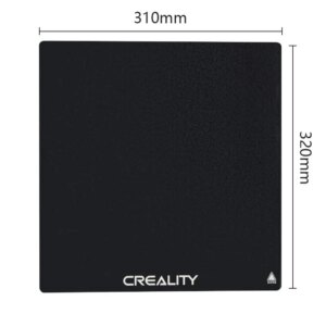 CREALITY 3D Printer CR-10S PRO/CR-10S PRO V2/CR-X Black Carbon Silicon Crystal Tempered Glass Build Hotbed Platform Build Plate