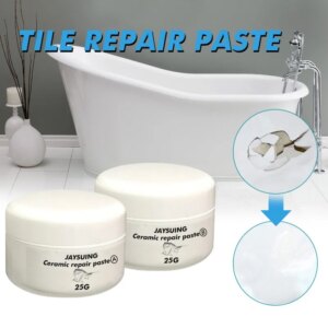 Ceramics And Furniture Repair Cover Wall Scratch Touch Up Restorer Of Washbasin, Ceramic Tile, Bathtub,Veneer Restore Any Homes