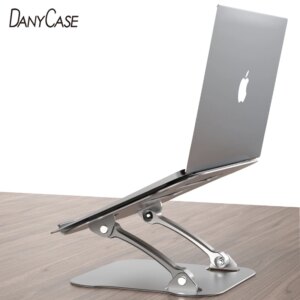 DANYCASE Laptop Holder for MacBook Air Pro Notebook Foldable Aluminium Alloy Laptop Stand Bracket Laptop Holder for PC Notebook