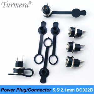 DC Power plug connector for diy dc waterproof jack connector DC022B 5.5 X 2.1 mm 5pieces/lot Turmera 2020 new