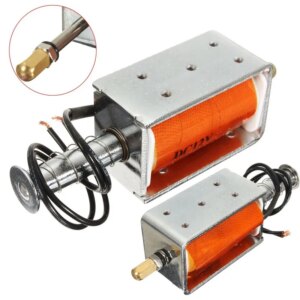 Electric 35mm Long-Stroke Push-Pull Solenoid DC12v Small Electromagnetic Electric Magnet