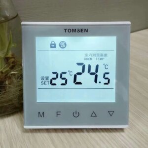 Electric Floor Heating Carbon Crystal Electric Film Liquid Crystal Thermostat Remote WiFi Control Panel Sub-collector Switch