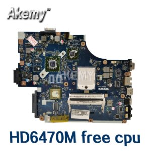 For Acer aspire 5551G 5552 5552G Laptop Motherboard NEW75 LA-5911P MBWVE02001 MB.WVE02.001 DDR3 HD6470M Free cpu