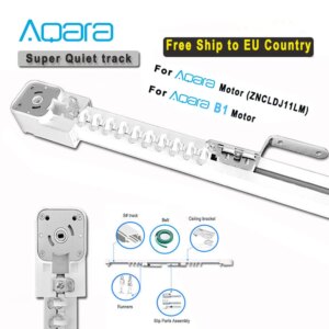 Free Ship EU Country Customizable Electric Curtain Track for Aqara/Aqara B1 curtain motor, Smart Curtain Rails Control System