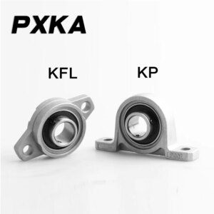 Free Shipping 2PCS Small bearing with zinc alloy seat Vertical diamond seat KP / KFL08 000 001 002 003 004 005 006 007