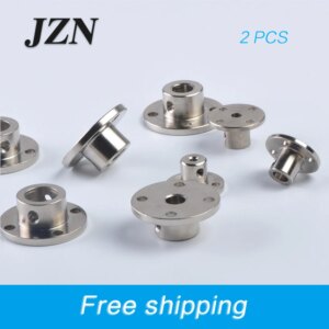Free shipping ( 2 PCS ) Rigid Flange Coupling Motor Guide Shaft Coupler Motor Connector 3/4/5/6/7/8/10mm