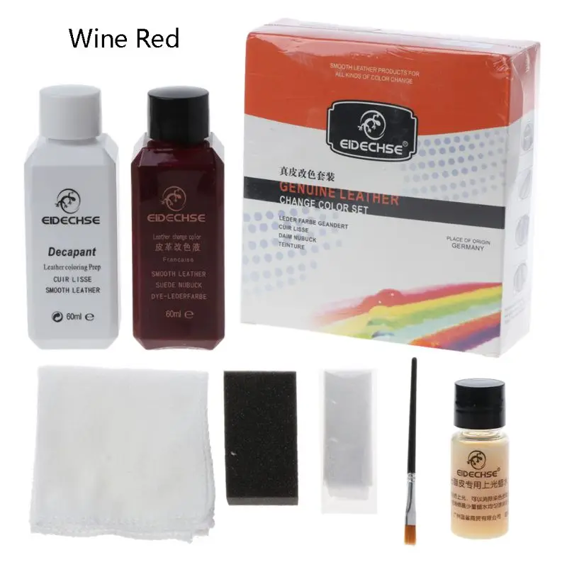 Furniture Clinic Leather Easy Restoration Kit Leather Refinish Recolor Agent Kit