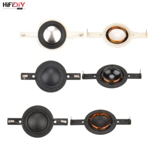 HIFIDIY LIVE 25.5mm Core Tweeter Voice Coil Membrane Silver composite Black Film Treble Speaker Repair accessories DIY Parts