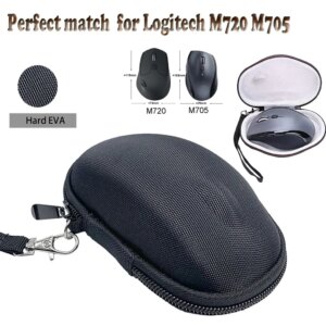 Hard Carry Case Bag Wireless Mouse case Portable Travel storage Box For Logitech M720 M705 Triathalon Multi-Device Wireles Mouse