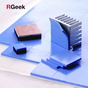 High quality 6.0 W/mK 10mm*10mm*1mm 100 pcs Thermal Pad GPU CPU Heatsink Cooling Conductive Silicone Pad