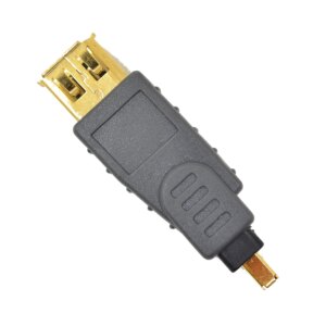 IEEE1394 adapter IEEE 1394 4Pin male to 6Pin female Firewire Connector Adapter IEEE-1394a Male to female 4-Pin to 6-Pin