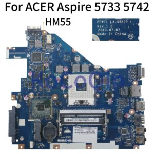KoCoQin Laptop motherboard For ACER Aspire 5742 5733 5742Z 5733Z Mainboard MBR4L02001 MB.R4L02.001 PEW71 LA-6582P HM55