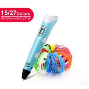 LIHUACHEN 3D Pen Professional RP300A DIY 3D Printing Pen Creative Toy 3D Drawing Pen Gift for Kids Design Drawing Christmas Gift