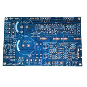 LM3886 power amplifier PCB with preamp Horn protection