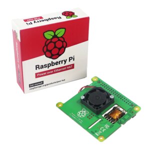 Latest Raspberry Pi PoE HAT Add-on Board with Temperature-Controlled Fan Power Over Ethernet HAT for Raspberry Pi 4 Model B /3B+