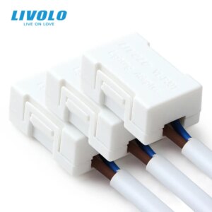 Livolo Lighting Adapter,The Saviour Of most Low-wattage LED Lamps (except dimmable lamp) , White Plastic Materials 3pcs/lot